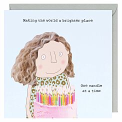 One Candle At A Time Greetings Card