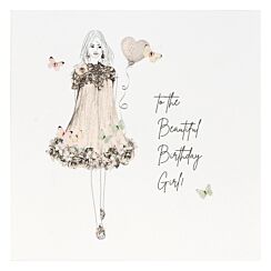 Stargazing ‘Beautiful Birthday Girl’ Birthday Card