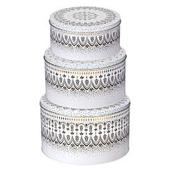 Artisanne Noir Set of 3 Round Cake Tins