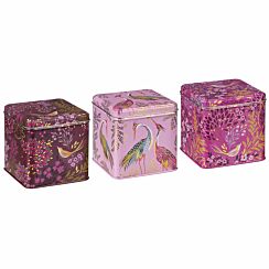 Haveli Garden Set of Three Square Caddies