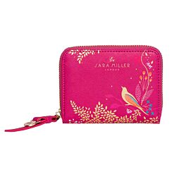 Pink Chelsea Birds Small Zip Purse