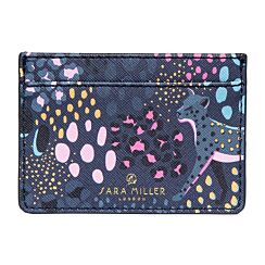 Midnight Tahiti Leopard Card Holder