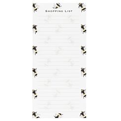 ‘Bumblebees’ Magnetic Shopping List Pad