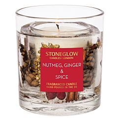 Seasonal Collection - Nutmeg, Ginger & Spice Gel Vase Candle