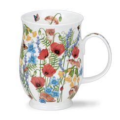 Hidden Garden Poppy Suffolk Shape Mug