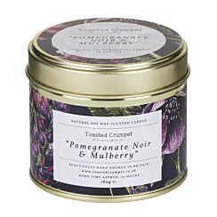 Pomegranate Noir & Mulberry Tin Candle