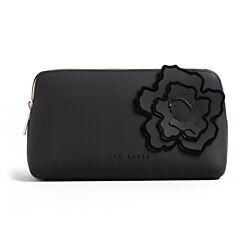 JELIKA Magnolia Silicone Black Makeup Bag