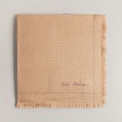 SALLYYS Lightweight Brown Woven Scarf