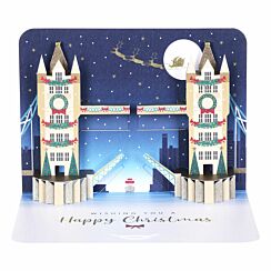 Tower Bridge 3D Christmas Card