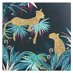 Leopards Greetings Card