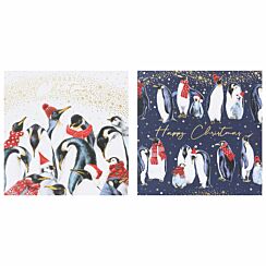 Penguins Set of 10 Christmas Cards