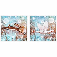 Hare and Goose Set of 10 Christmas Cards