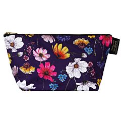 The Regency Gardens Noir Wash Bag