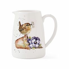 ‘Pottering About' Wren 8cm Posy Jug