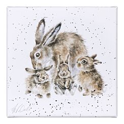 ‘Furever and Always’ Rabbit Small Canvas