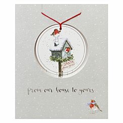 ‘From Our House to Yours’ Christmas Card with Tree Decoration