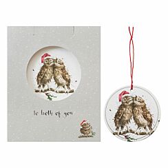 ‘To Both of You’ Christmas Card with Tree Decoration