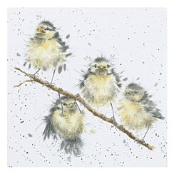 ‘Hanging Out With Friends’ Bird Greetings Card