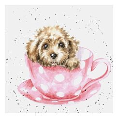 ‘Teacup Pup’ Dog Greetings Card