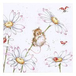 'Oops A Daisy' Mouse Greetings Card