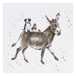 ‘The Donkey Ride’ Greetings Card