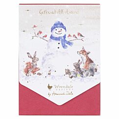 'Gathered All Around' Set Of 8 Christmas Cards