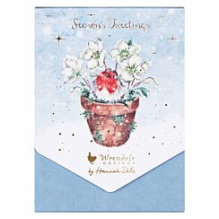 ‘Season's Tweetings’ Set Of 8 Christmas Cards