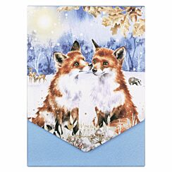 ‘Footprints in The Snow’ Set Of 8 Christmas Cards