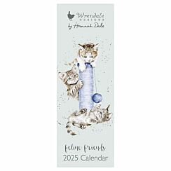 Feline Friends 2025 Slim Calendar