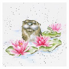 ‘Lily’ Otter Greetings Card