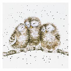 ‘Owl Together’ Owl Greetings Card