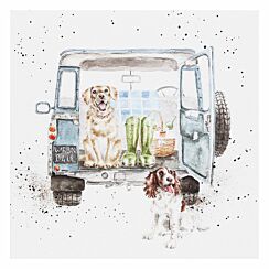 ‘Paws For A Picnic’ Dogs Greetings Card