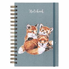 ‘Snug as a Cub’ Fox Spiral Bound A5 Notebook
