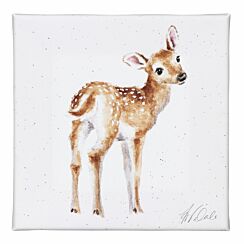 ‘Loved Deerly’ Deer Small Canvas
