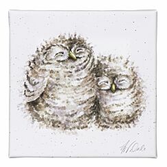 ‘Words of Wisdom’ Owl Small Canvas