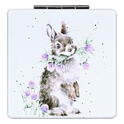 ‘Head Clover Heels’ Rabbit Compact Mirror