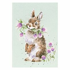 ‘Head Clover Heels’ Rabbit A6 Notebook