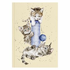 ‘Three's A Crowd’ Cat A6 Notebook