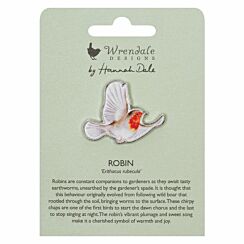 ‘Flying Robin’ Robin Pin Badge