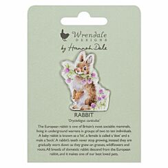 ‘Head Clover Heels’ Rabbit Pin Badge