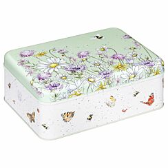 ‘The Country Set’ Green Rectangular Tin