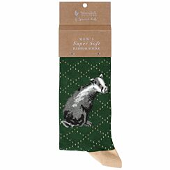 ‘A Country Gent’ Badger Men's Bamboo Socks