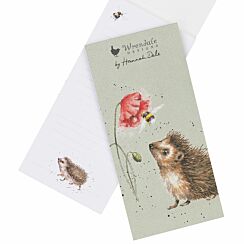 ‘Busy as a Bee’ Hedgehog Magnetic Shopping Pad
