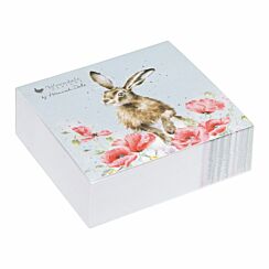 ‘Field of Flowers’ Hare Square Sticky Notes