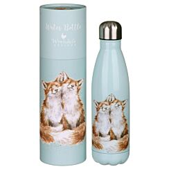 ‘Contentment’ Foxes 500ml Water Bottle