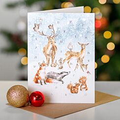 ‘A Woodland Christmas’ Advent Calendar Card