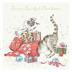 'A Purrrfect Christmas' Cats Christmas Card