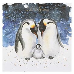 ‘A Family Christmas’ Penguin Christmas Card