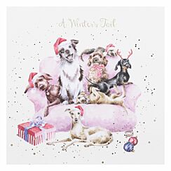 ‘A Winters Tail’ Dog Christmas Card