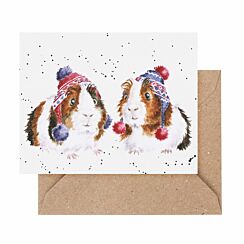 ‘It’s Be-Guinea...’ Guinea Pig 3.5 Inch Mini Christmas Card